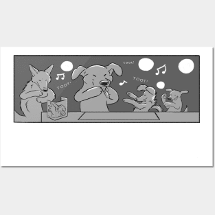 DnDoggos Dance Party Posters and Art